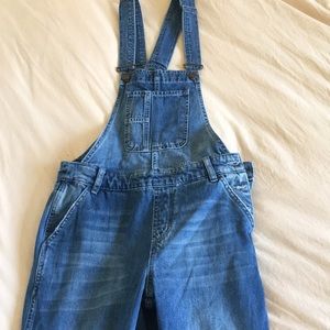 Denim overalls